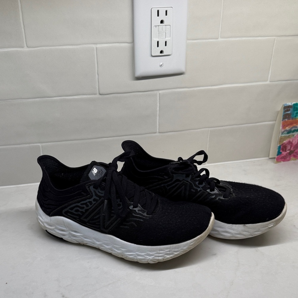 New Balance Black and White Sneakers
